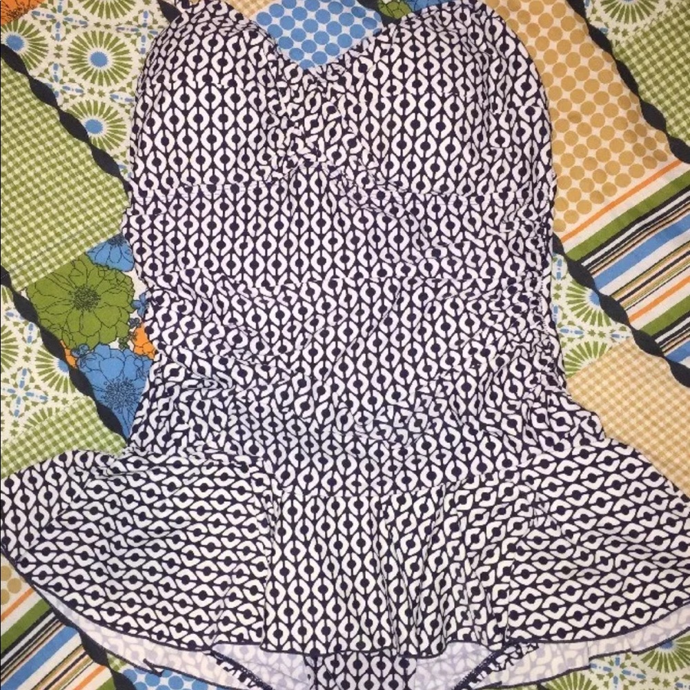 Tummy Trimmer Shore Shapers 1Pc Swimsuit 12 EUC